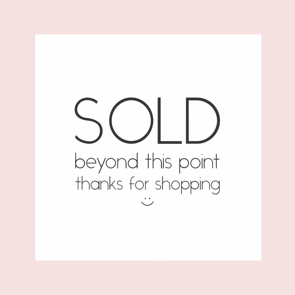 SOLD ITEMS